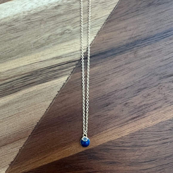 14k SOLID GOLD Ariel Gordon blueberry charm necklace. 16...